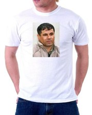 CAMISETA EL CHAPO GUZMÁN FOTO FOTO CARTEL DE SINALOA MÉXICO DROGA MUGSHOT T2