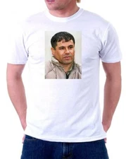 EL CHAPO GUZMAN T-SHIRT TEE PICTURE PHOTO sinaloa cartel mexico drug mugshot T2