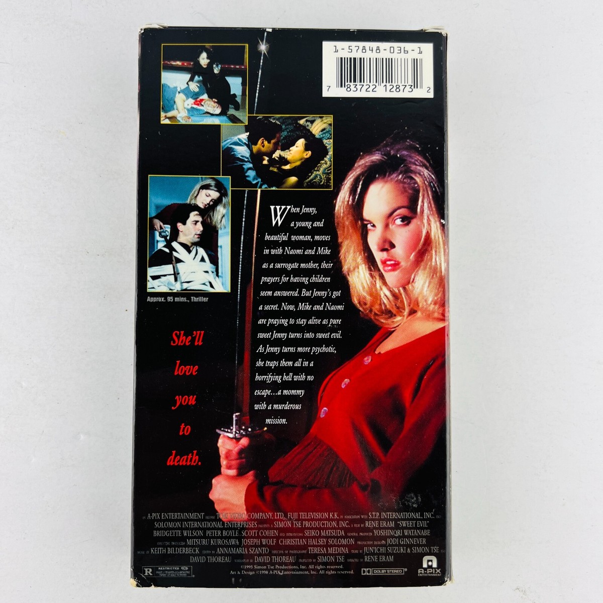 Sweet Evil VHS Video Tape Andrea Riave, Al Sapienza | eBay