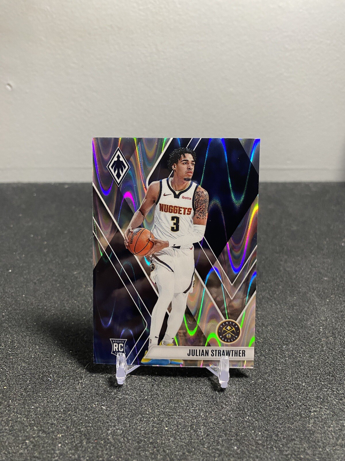 2023-24 Panini Phoenix Julian Strawther Seismic RC /125 #283 NM Nuggets Rookie