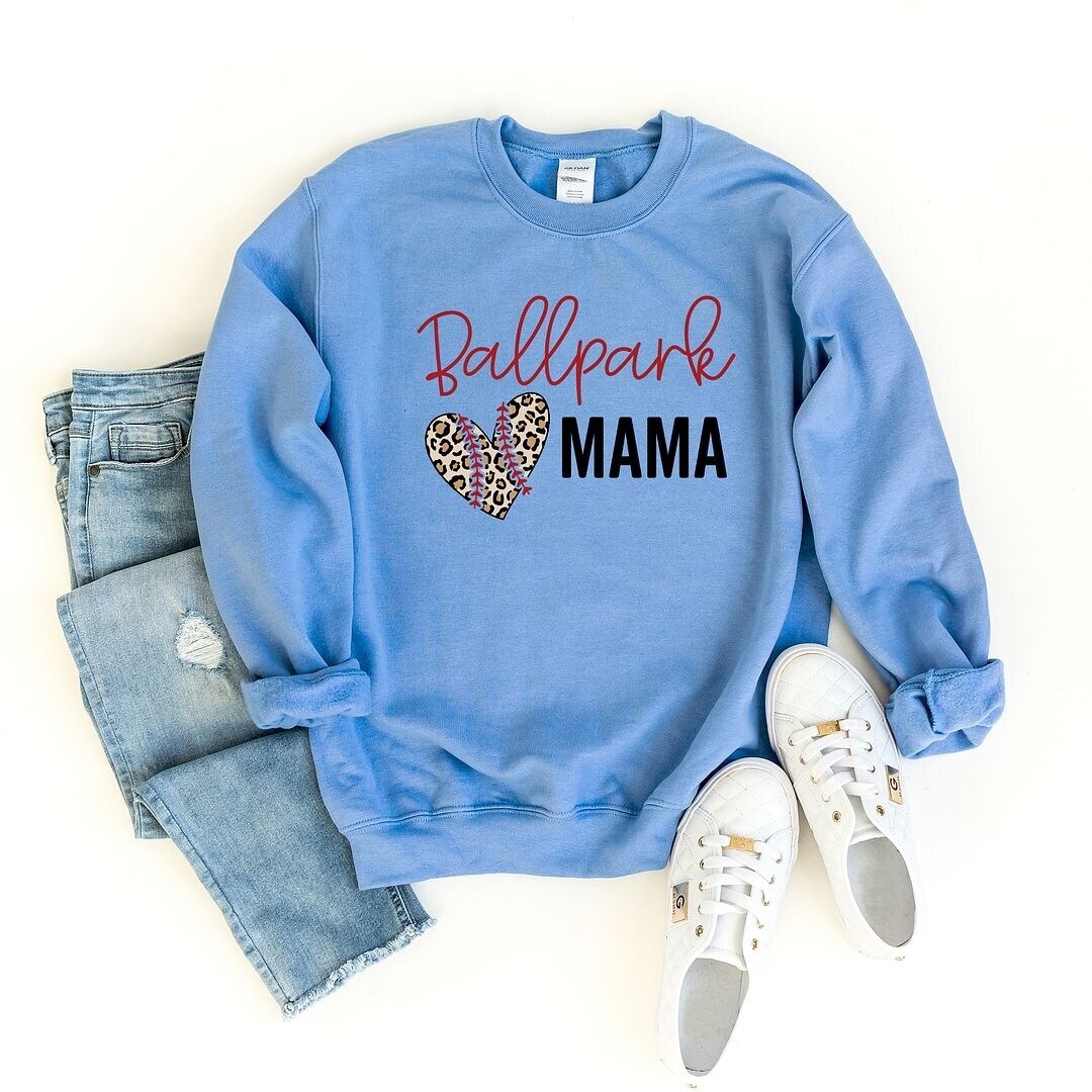 Ballpark Mama Graphic Sweatshirt for Comfort and Style