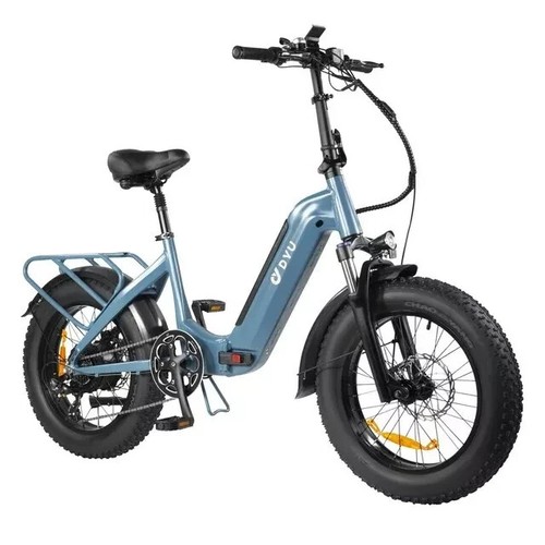 DYU FF500 20" Folding Electric Bike 250W 48V 14Ah E-Bike Commuter Mountain Bike - Picture 2 of 11