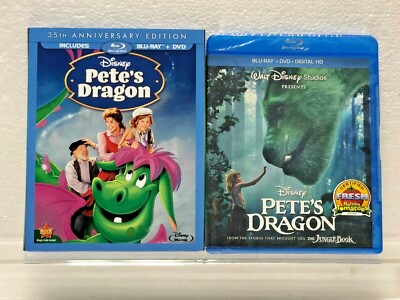 2 NEW Sealed DISNEY Blu-ray ** PETE'S DRAGON / LIVE ACTION