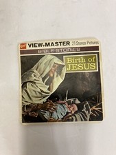 gaf view master birth of jesus bible stories 3 reels book sleeve cover