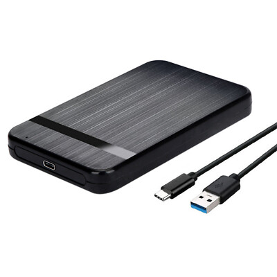 USB-C 3.1 Enclsoure 2.5 Inch SATA Hard Drive External Case SSD USB Type C Box A