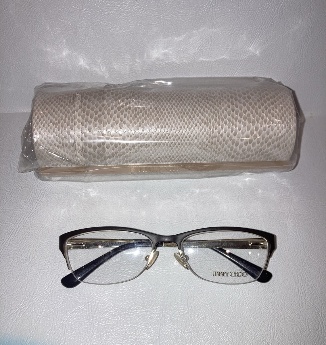 Eyeglass Frame Jimmy Choo Eyeglass Case Jimmy Choo 58 New