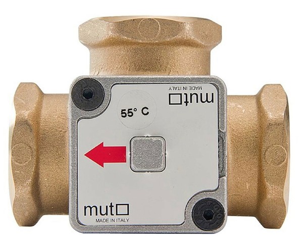 "RüCklaufanhebung Ladeventil Ladeventileinheit 3-Wegeventil Mut 55°C 1\" Ig,"-image
