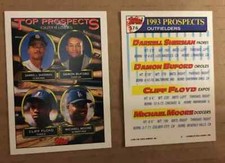 Cliff Floyd 1993 Topps Gold Top Prospects RC 576