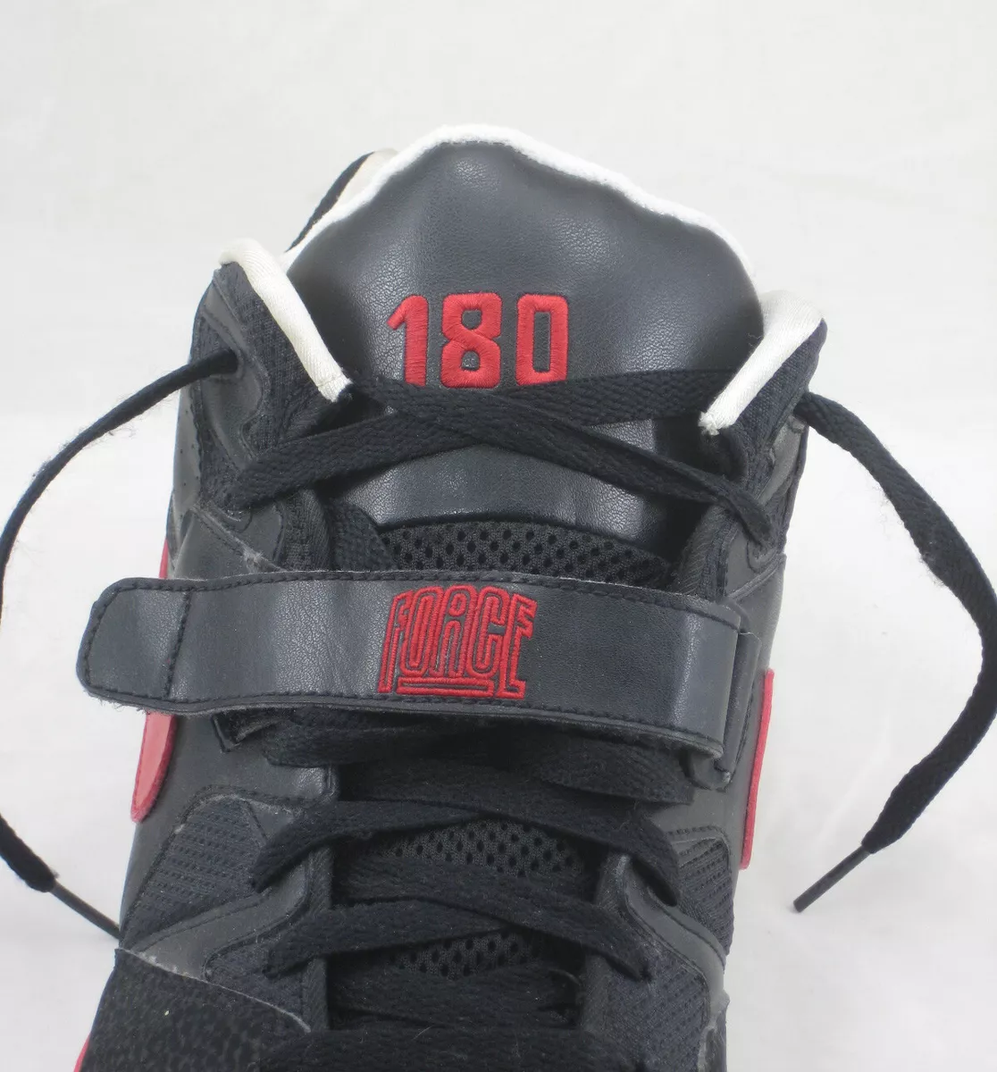 Zapatillas Nike Auto Force 180 Mid 375579 061 2009 talla 15 negras rojas blancas