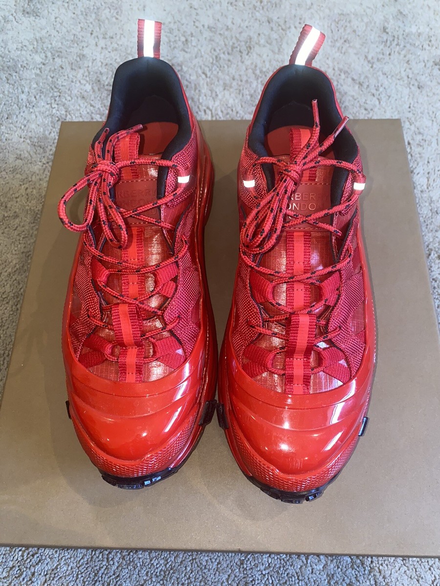 Burberry Arthur Sneakers Men Red Sz 41 | eBay