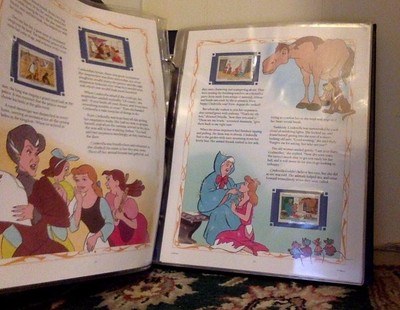 Stamp Set. Classic Disney Movies. Collector Panels. Postal