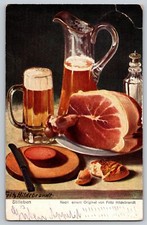 Stilleben Nach einem Original von Fritz Hildebrandt Old Postcard POSTED 1919