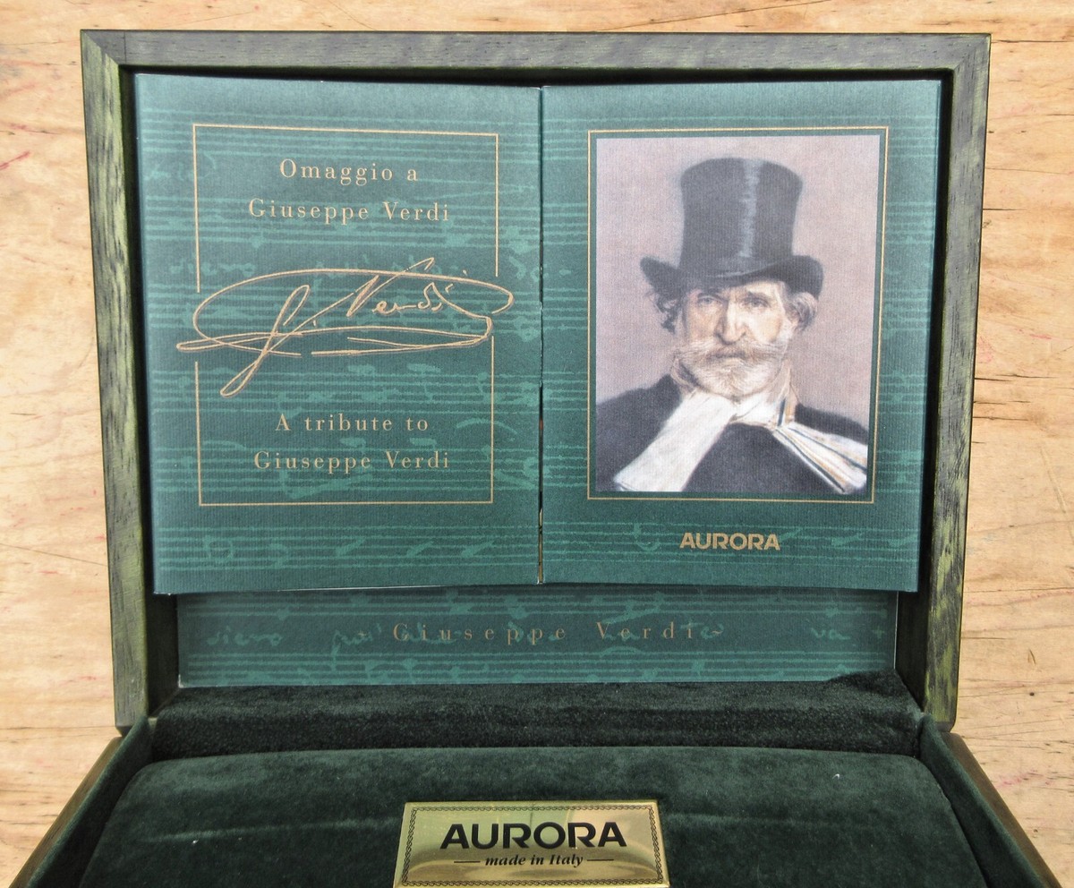 New Aurora Giuseppe Verdi Opera LE 1402/1919 Fountain Pen - MEDIUM
