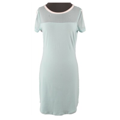 nylon mesh dress Plus Size - Mesh Tea Length Lingerie Dress