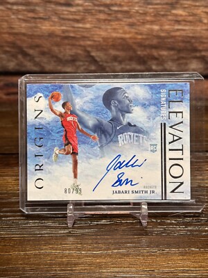 JABARI SMITH JR 2022-23 ORIGINS ELEVATION ROOKIE ON-CARD Auto #80/99 