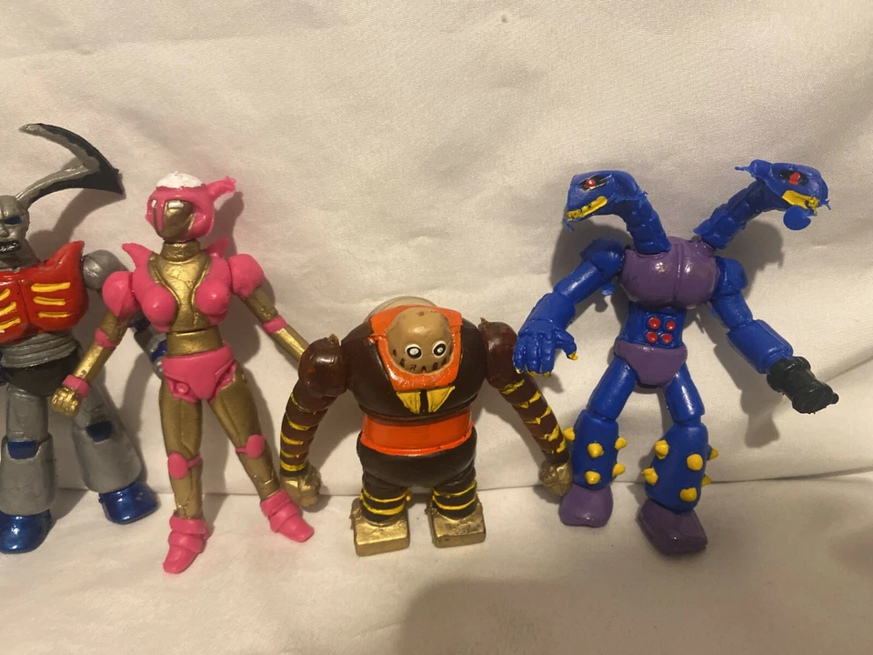 Juego de figuras Mazinger Z de 5 pulgadas edición mexicana. Juego de 5 piezas vintage Foto 3 de 4