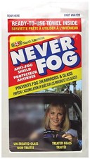 Blue Magic Never Fog, Anti-Fog Shield Towel, Prevent Fog on Mirrors  Glass