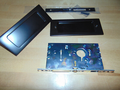 #ad Emtek Modern Rectangular 7 1 4 Inch Passage Mortise Pocket Door Pull for 1 3 8quot; $125.55