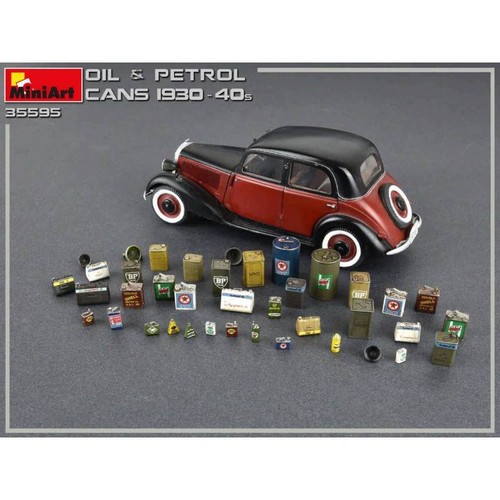 Maquette Diorama Oil & Petrol Cans 1930-40s |miniart|35595| 1:35 - Imagen 2 de 19