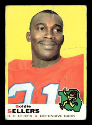1969 Topps #119 Goldie Sellers RC Kansas City Chiefs