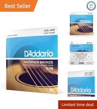 Authentic DAddario Phosphor Bronze Acoustic G...