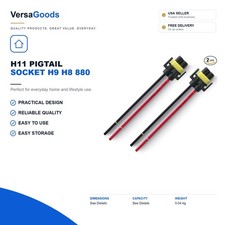H11 Pigtail Socket H9 H8 880 881 H11 Female Wiring Harness Connector for...