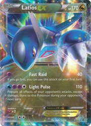 Latios EX XY72 Black Star Promo Holo Pokemon Card