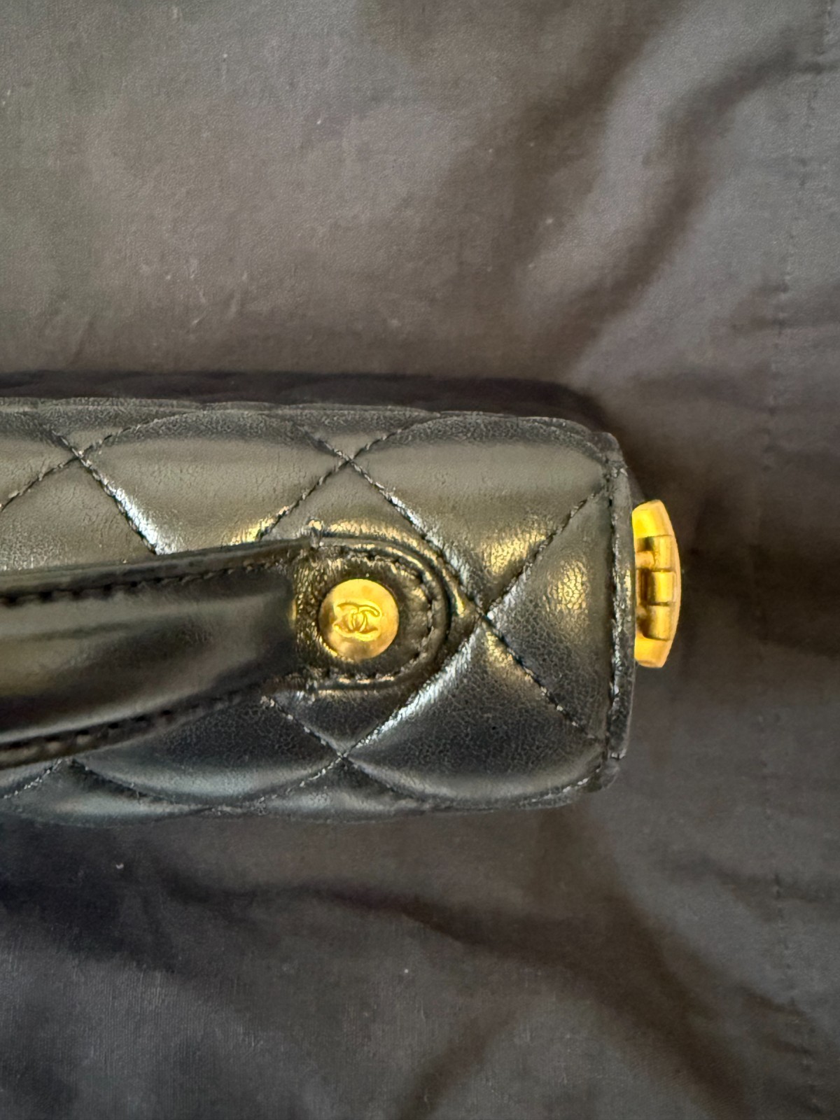 Chanel 25 Rectangular Top Handle Flap Mini Black … - image 21