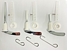 3 VARIATIONS TOILET CISTERN FLUSH LEVER HANDLE & LIFT-ARM, SYPHON C LINK