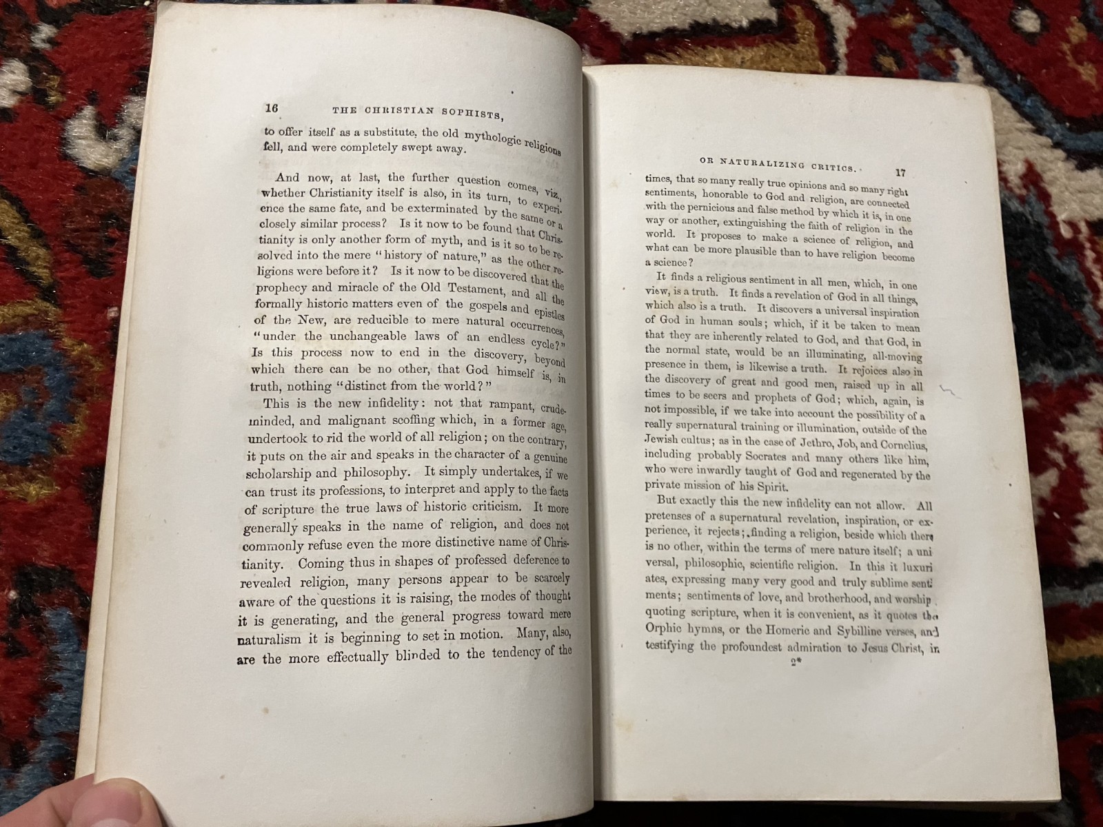 1863 NATURE and SUPERNATURAL Bushnell NOYES W MINER'S COPY Abe Lincoln friend