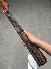 AAAAA 5-Piece Maple Electric Guitar Neck 22Frets Ebony Fretboard Abalone Inlays