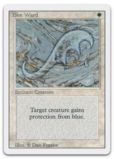 Blue Ward (NM) Revised Edition 3ED Magic MTG