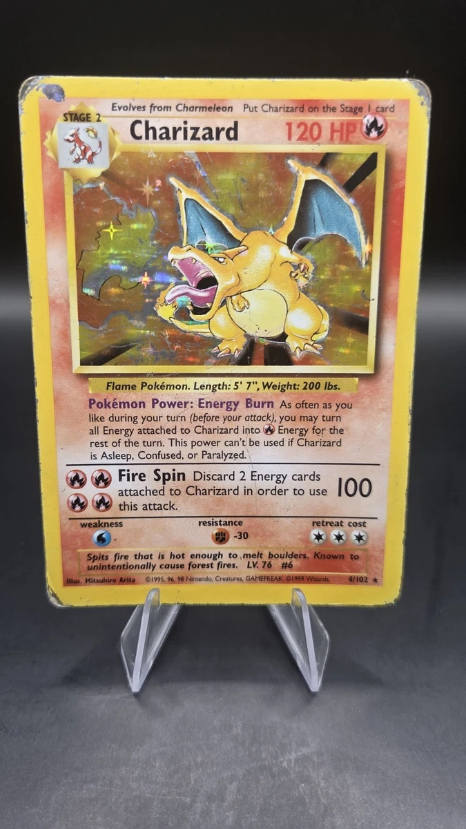 Pokémon Charizard Base Set Cards for sale - eBay