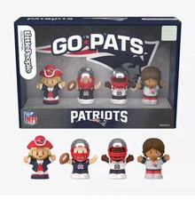 Fisher Price Little People Collector New England Patriots NFL 4-Pack Figure Set