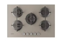 INDESIT ING72T/TD1 Gas-Kochfeld 5 Flammen 73 Cm Glas Taupe