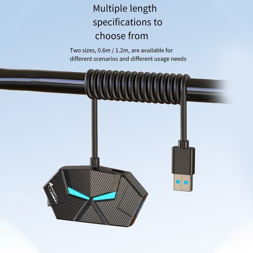 Für MagicBand+ 4 Port USB 3 0 Adapter für Tastatur und Maus Anschluss - Afbeelding 2 van 14