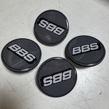 Bbs Rs2 Rs700 Rc Rc300 Super Rs 80mm Floating Logos Emblem Set Of 4 Grey