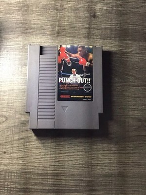 Mike Tyson's Punch-Out Nintendo NES 1987 White Bullets TESTED