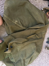 Olive Drab Military Surplus Canvas Bag/Pack - Militaria Theme