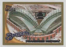 2010 Topps Franchise History Gold Milwaukee Brewers American Family Field 12eq