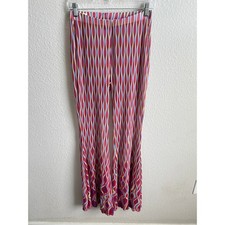 Badinka Nitty Gritty Psychedelic Retro Bell Bottom Flare Pants Women's XL Groovy