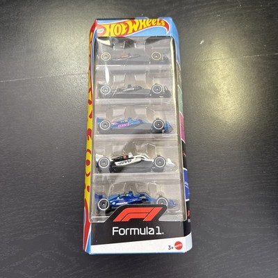 New  2025 Formula 1 5 Pack  F1 Hot Wheels 2026 RedBull, AMG Williams, BWT, Hass