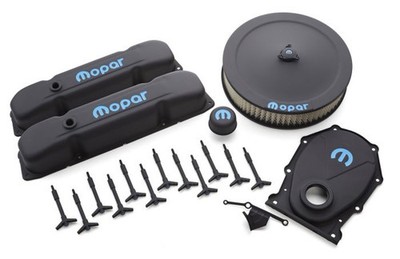 PROFORM Engine Dress-Up Kit Blac k Crinkle w/Blue MOPAR- 440-812