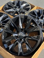 20 Chevy Silverado Oem Chevrolet Tahoe Factory Wheels Rims Gloss Black 5919 Gm