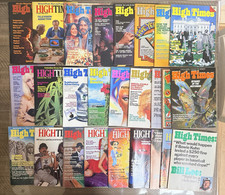 High Times Magazine Lot of 26 Vtg 1977-1981 Issues Mothman Blondie Bill Lee More