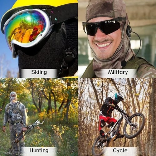 Camo Balaclava Face Mask UV Protection Ski Sun Hood Tactical Masks - Black Camo - Picture 4 of 4