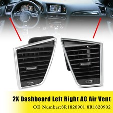 2PCS Left + Right Dashboard Air Vent Für Audi Q5 SQ5 8R1820901 8R1820902
