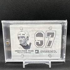 10/11 ITG ENSHRINED MARIO LEMIEUX INDUCTION YEAR GAMEUSED /9