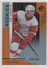 2018 SP Game Used Authentic Rookies Orange Rainbow 32/100 Joe Hicketts #198 0y6z