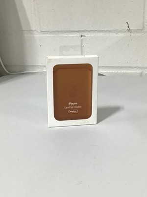 NEW Apple iPhone Leather Wallet MagSafe - Saddle Brown - A2504 (MHLT3ZE/A)